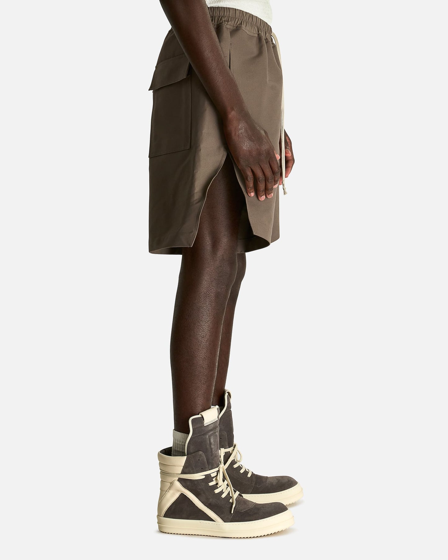 Rick Owens Men's Shorts Faun Boxers in Dust