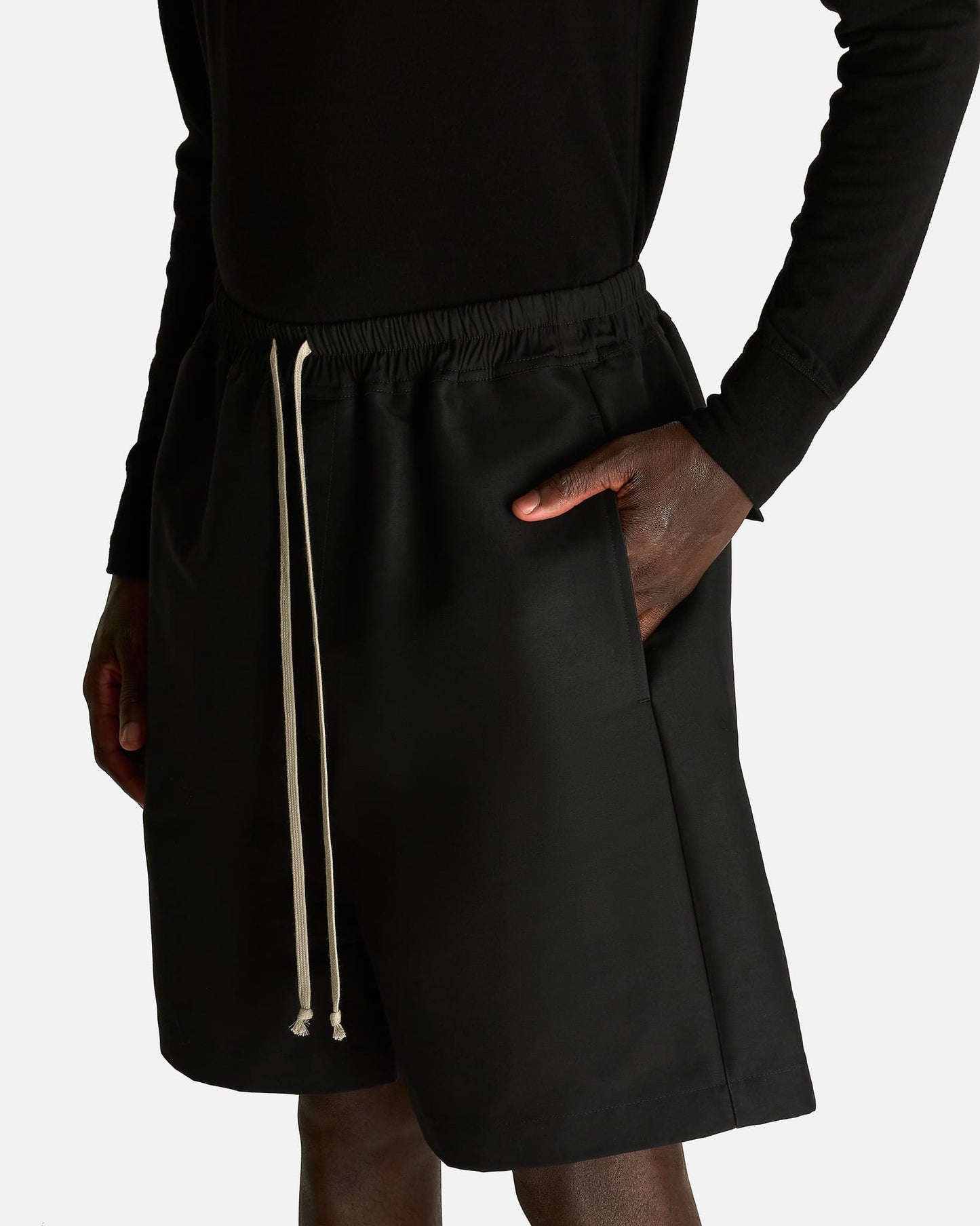 Rick Owens Men's Shorts Faun Shorts in Black