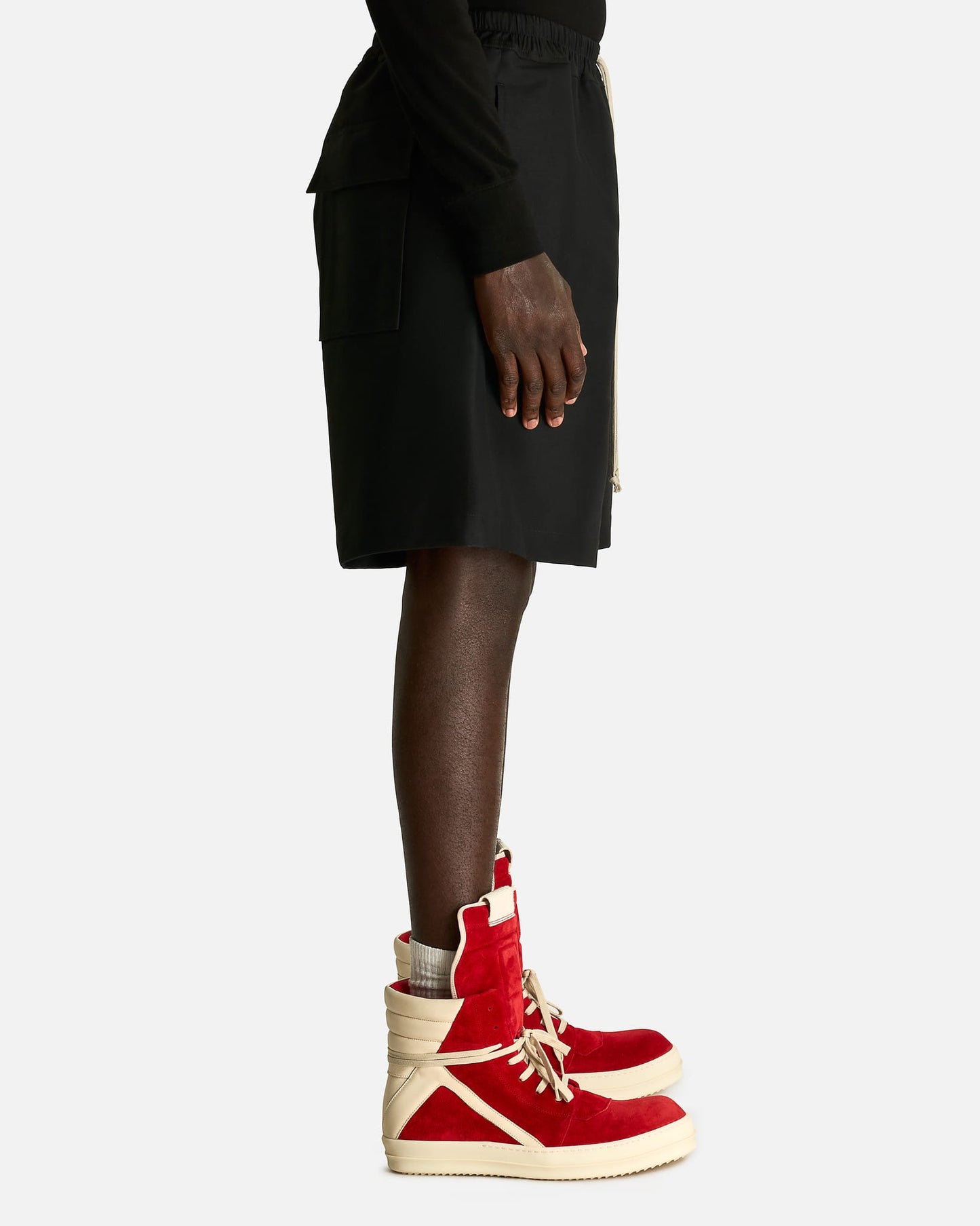 Rick Owens Men's Shorts Faun Shorts in Black