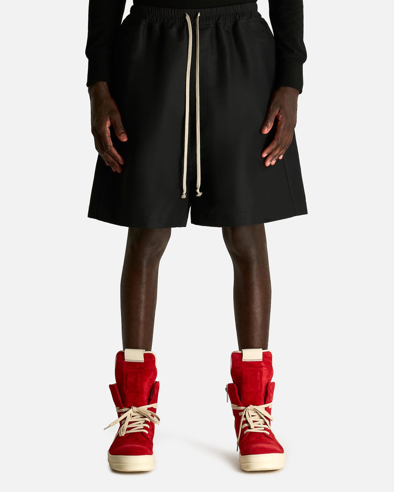 Rick Owens Men's Shorts Faun Shorts in Black