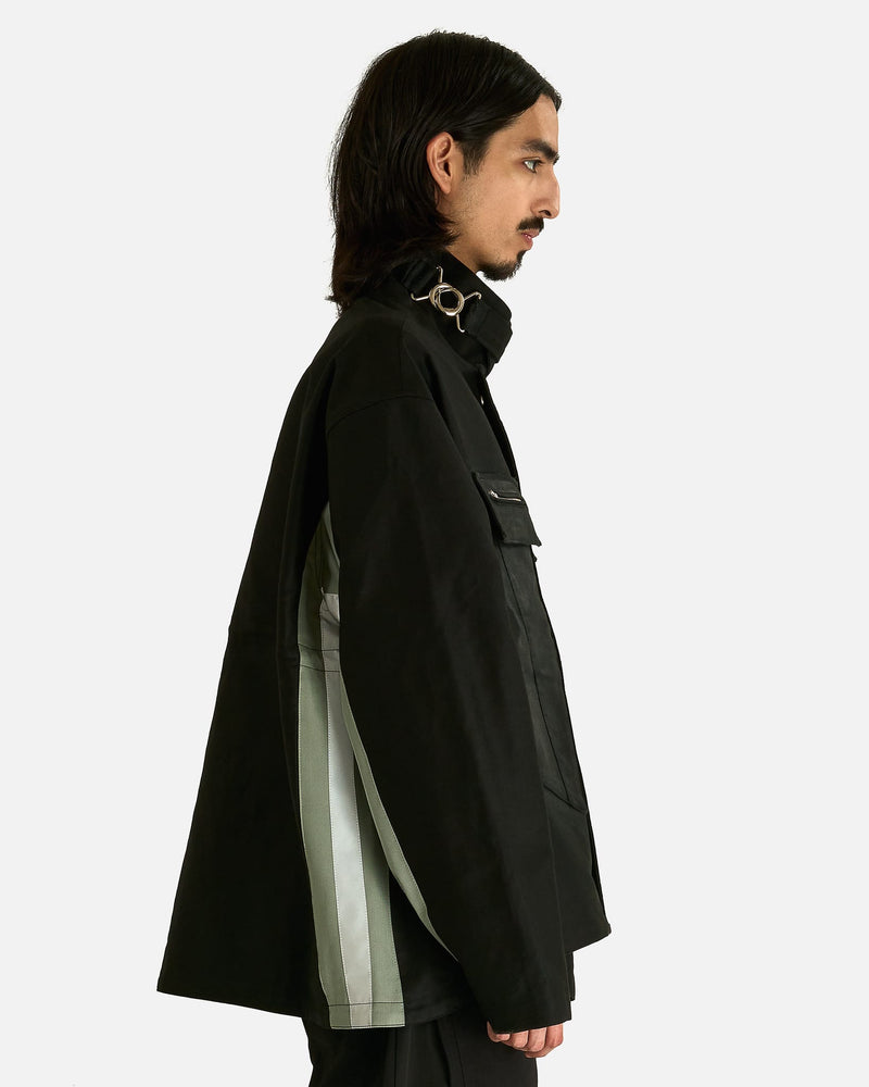 FFFPOSTALSERVICE Men's Jackets M FF Bunker Over Jacket in Black