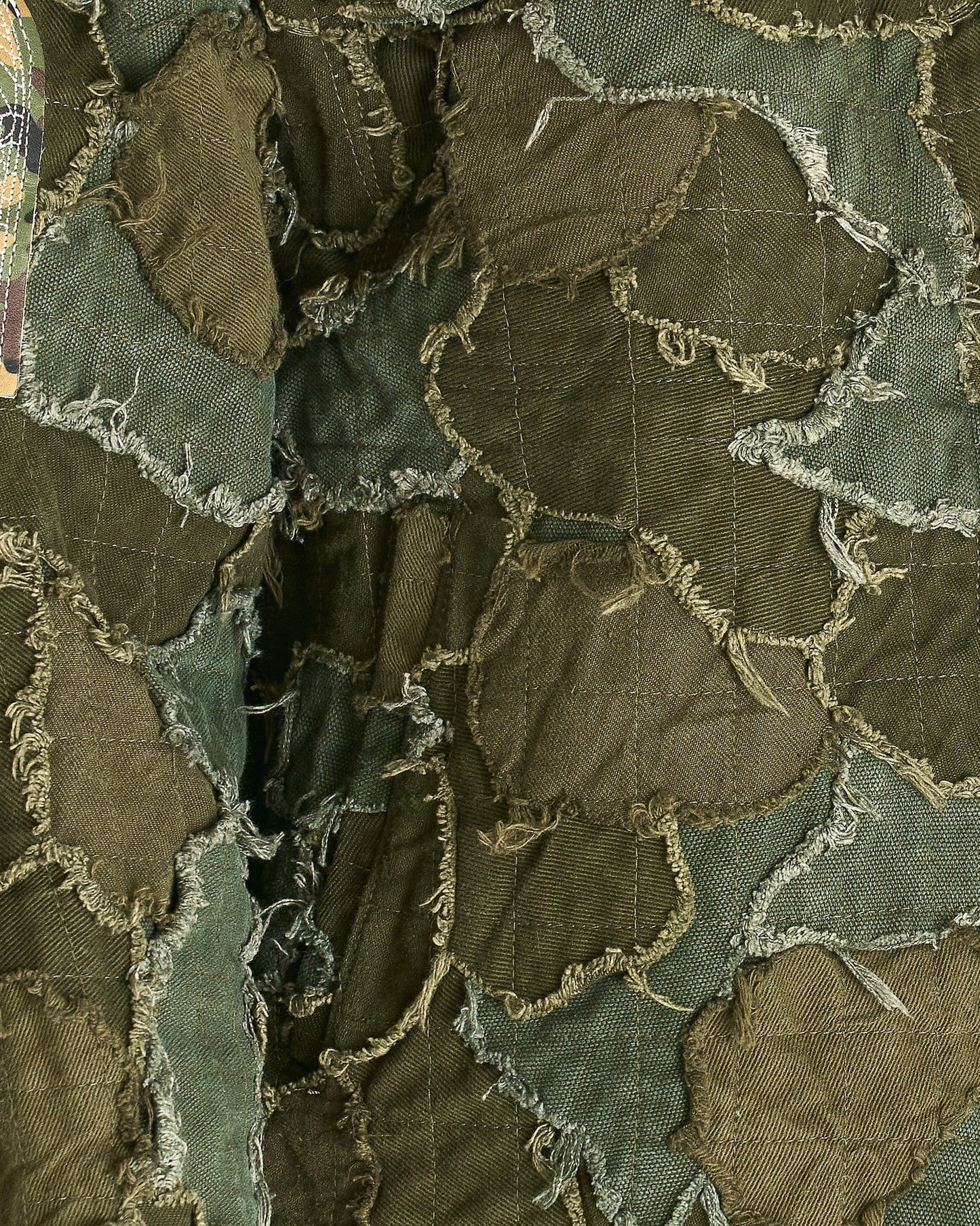 Who Decides War Men's Jackets Field Camo Trucker Jacket in Olive