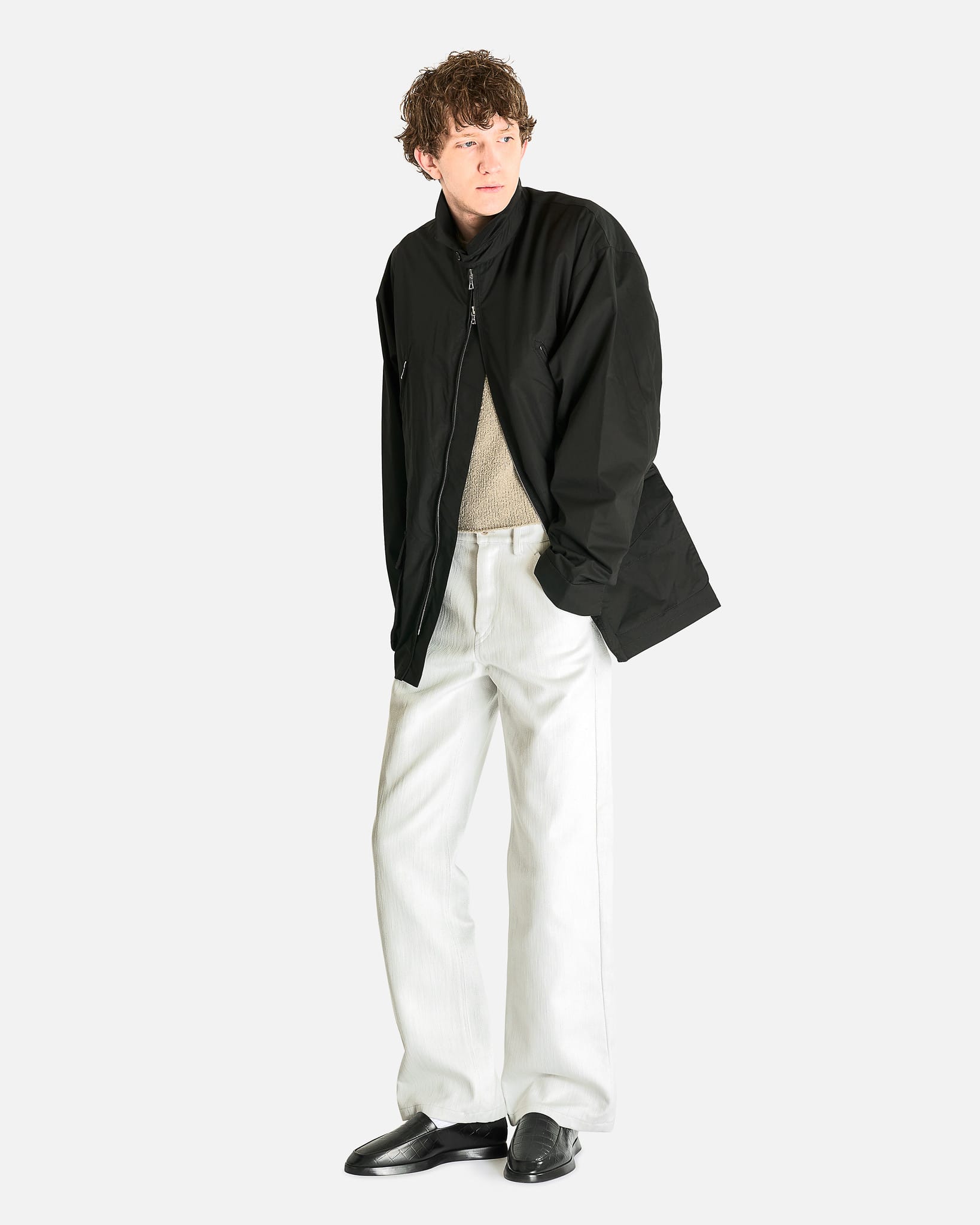 Gabardine Trousers in Inox Rustic – SVRN