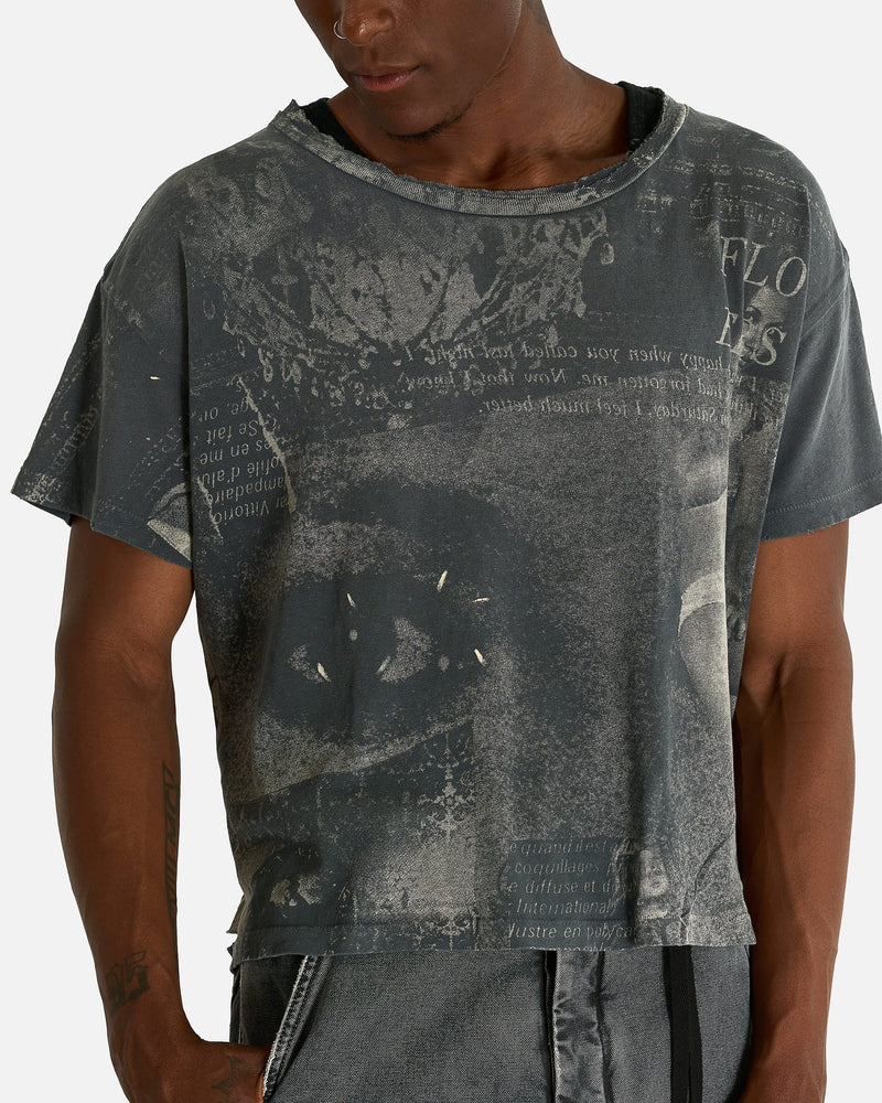 Enfants Riches Deprimes Men's T-shirts Film on Paper T-Shirt in Faded Black
