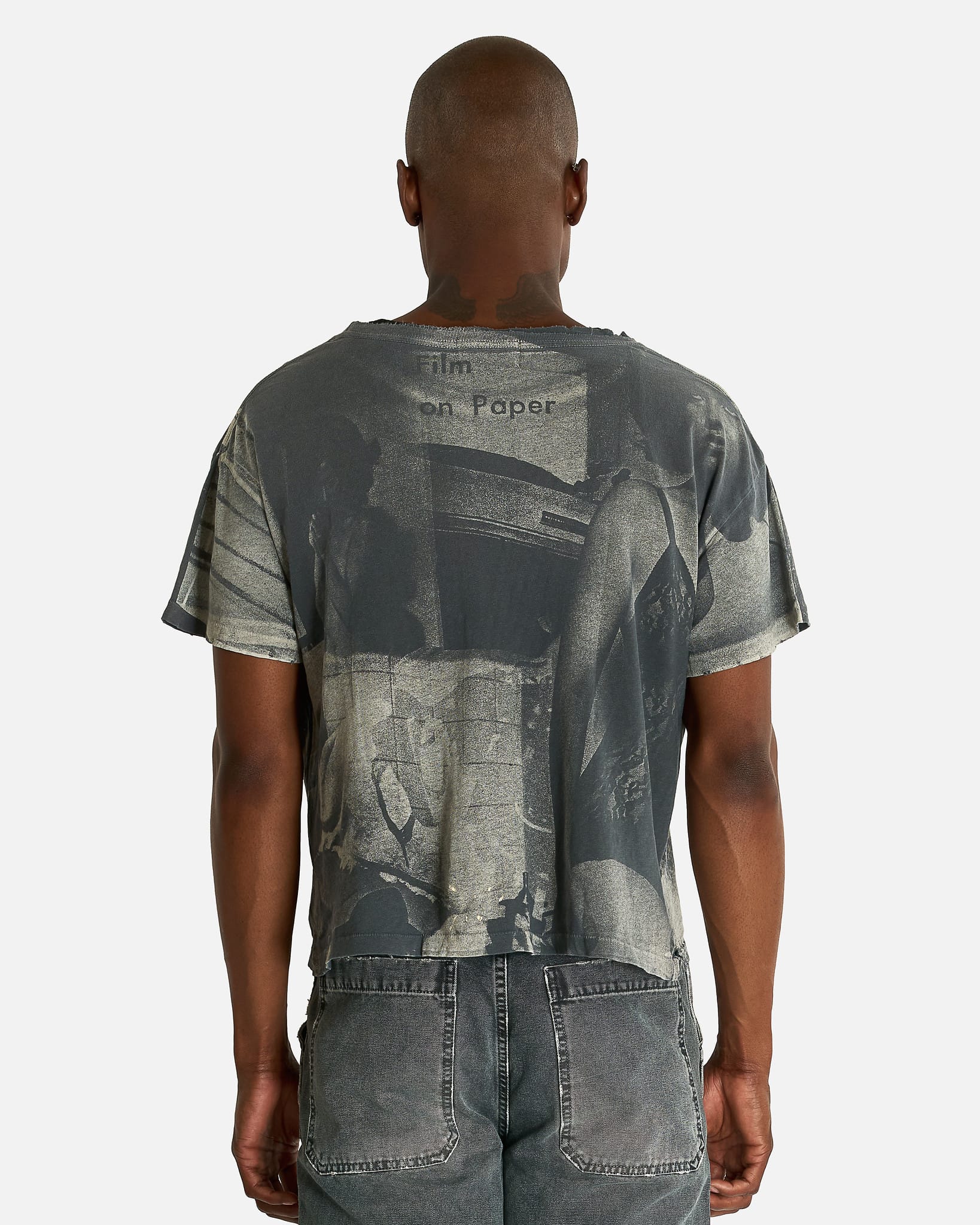 Enfants Riches Deprimes Men's T-shirts Film on Paper T-Shirt in Faded Black