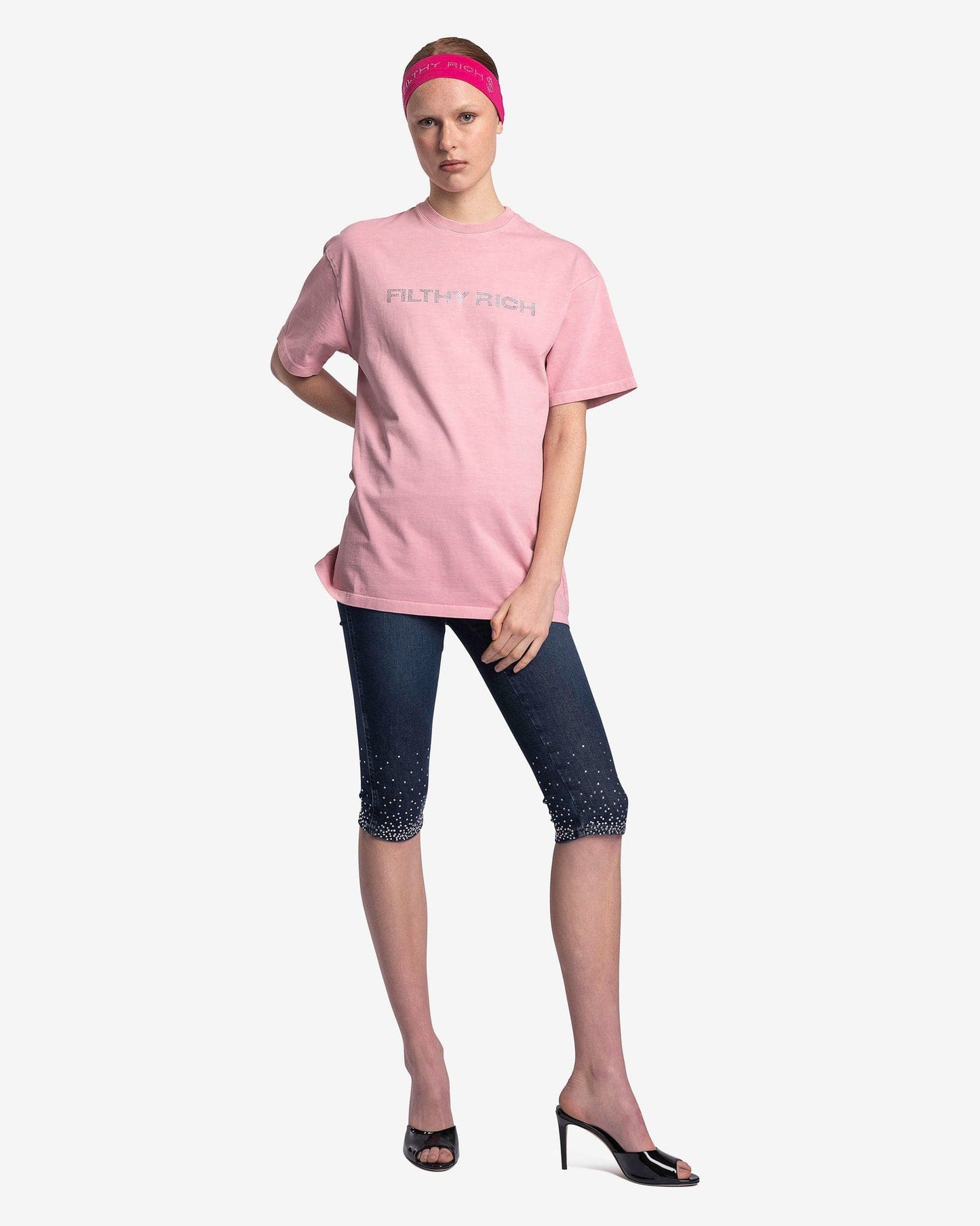 AVAVAV Women T-Shirts Filthy Rich T-Shirt in Rose