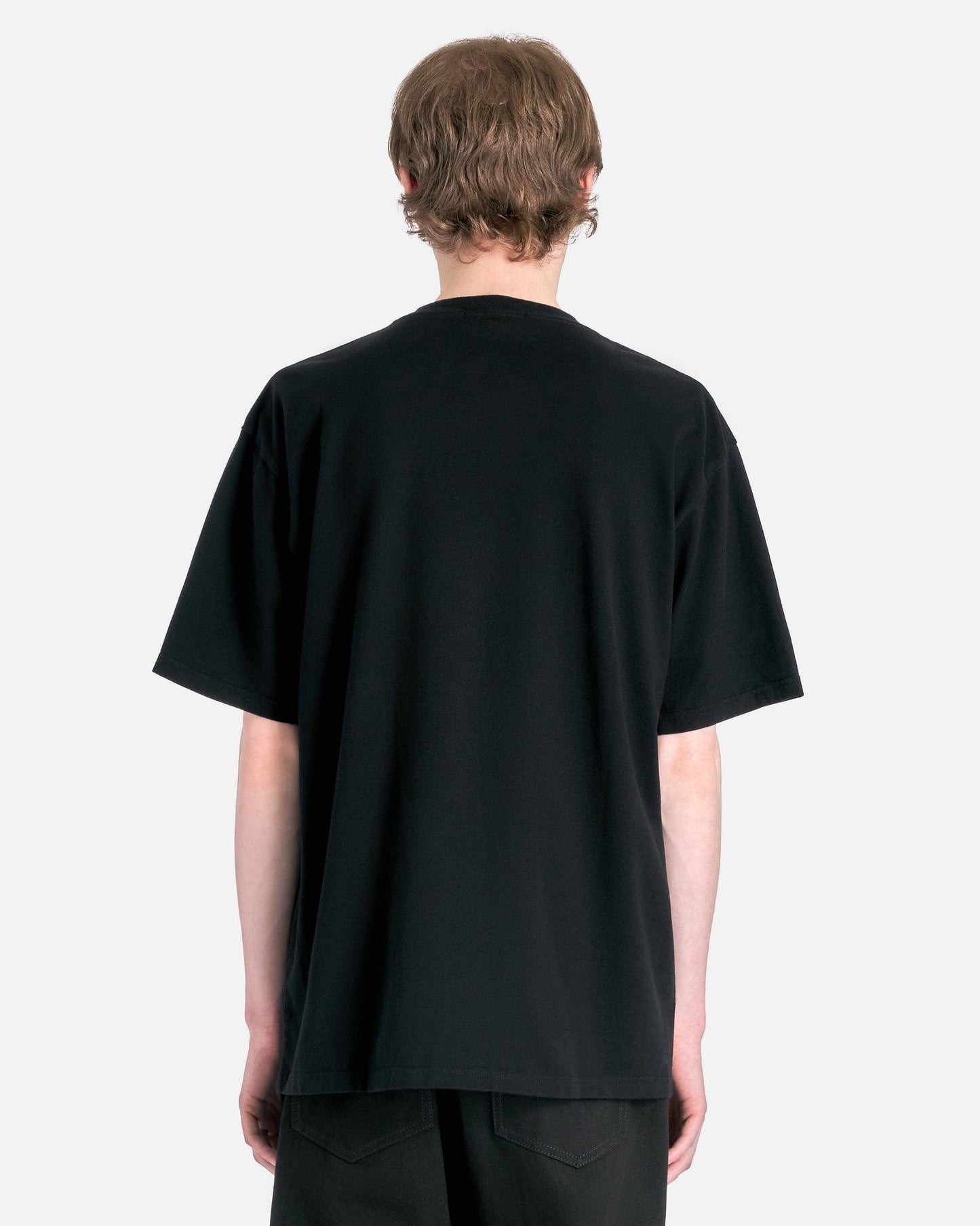 UNDERCOVER Men's T-Shirts 'FIN' Graphic T-Shirt in Black