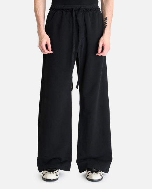 Ann Demeulemeester Men's Pants Fin Lounge Sweatpants in Black