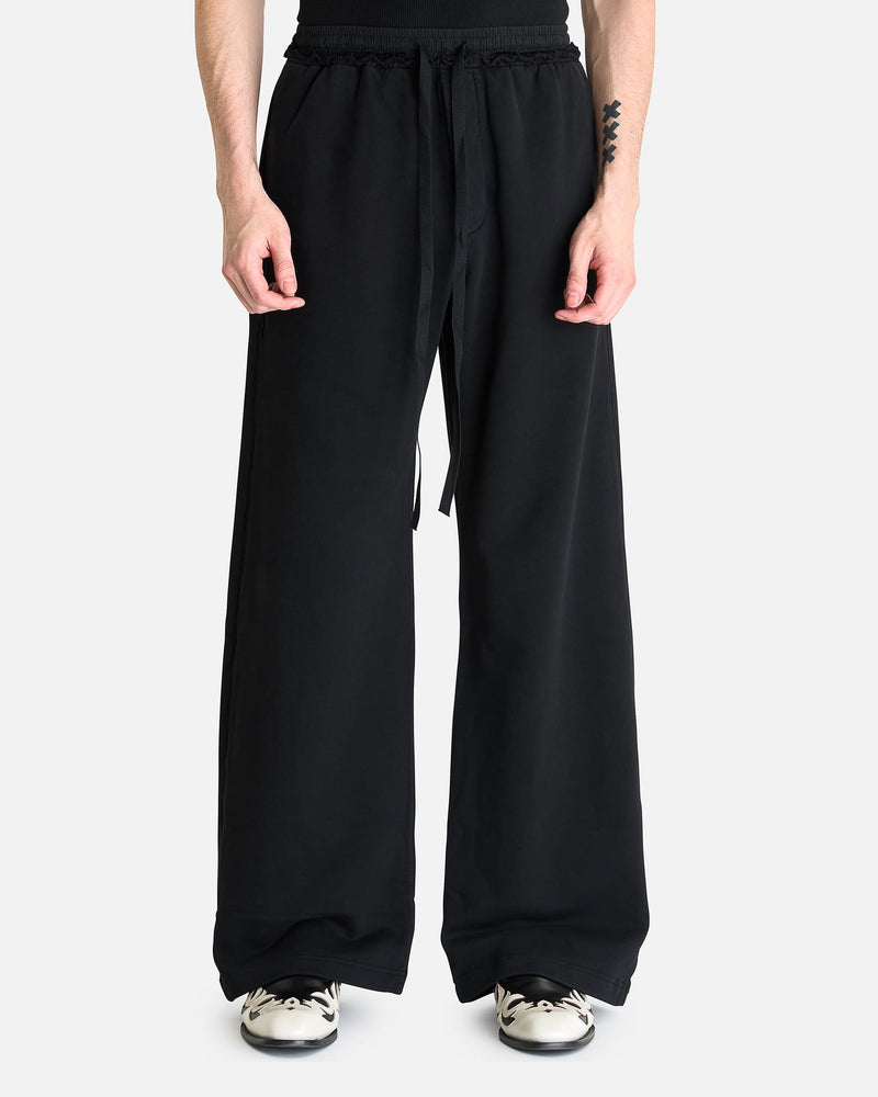Ann Demeulemeester Men's Pants Fin Lounge Sweatpants in Black