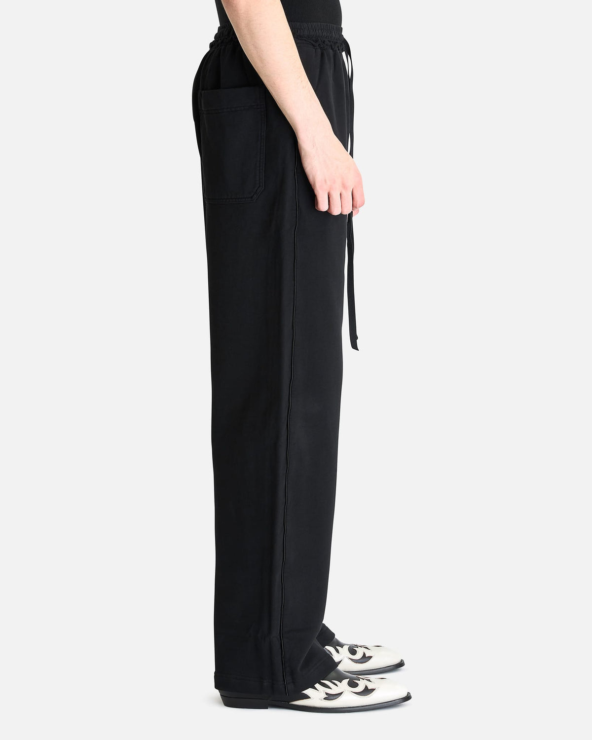 Ann Demeulemeester Men's Pants Fin Lounge Sweatpants in Black