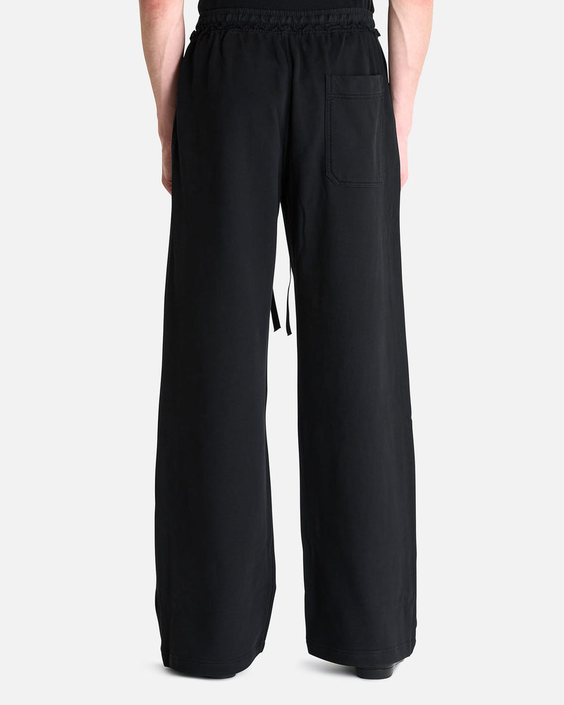 Ann Demeulemeester Men's Pants Fin Lounge Sweatpants in Black
