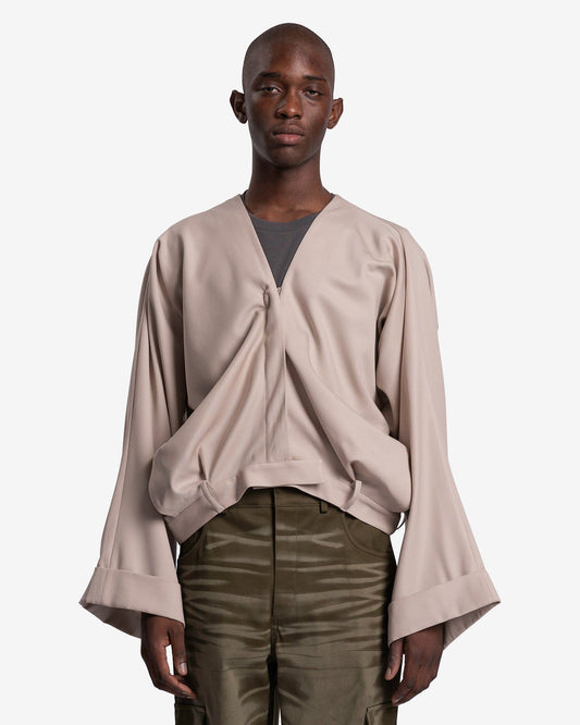 Botter Men's Jackets Fine Wool Trouser Jacket in Beige