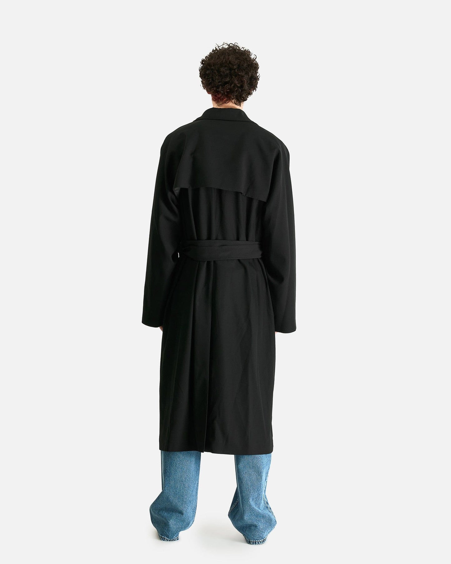 The Row Men's Coat 42 Finnian Coat in Black