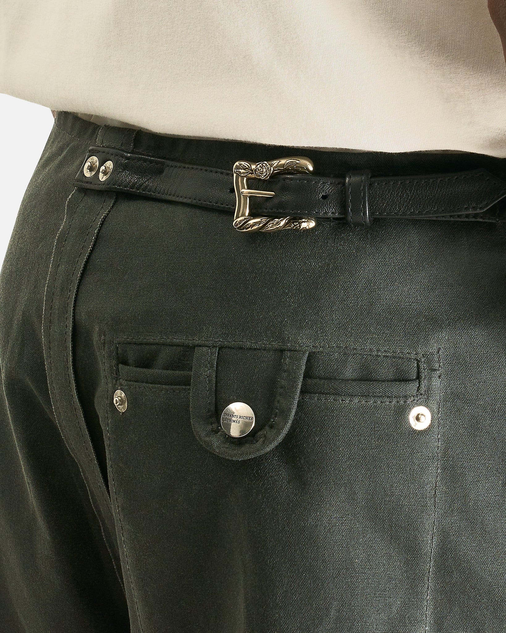 Enfants Riches Deprimes Men's Jeans Fireman's Pants in Black