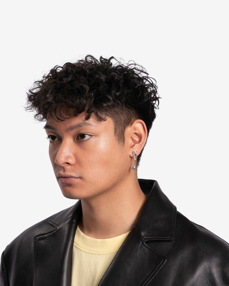 Kusikohc Jewelry Flame Drop Earring in Silver