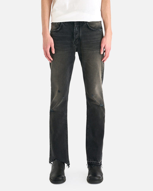 Enfants Riches Deprimes Men's Jeans Flare Jeans in Washed Charcoal