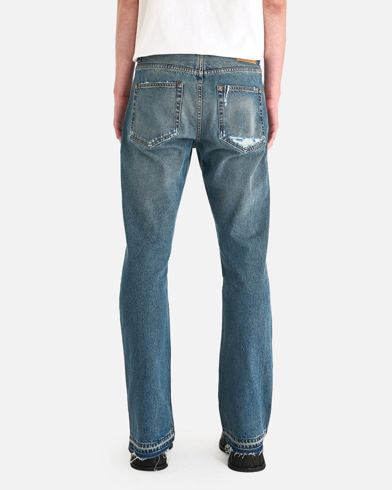Enfants Riches Deprimes Men's Jeans Flare Jeans in Washed Medium Blue
