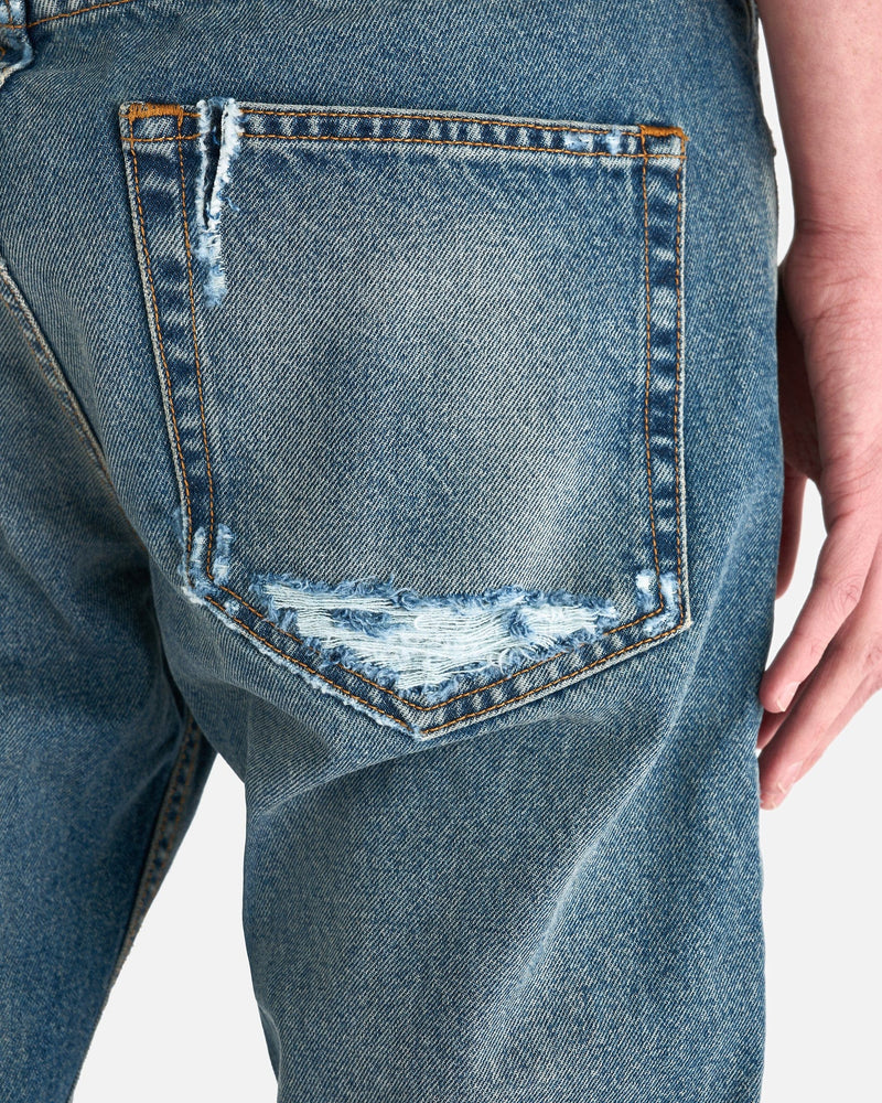 Enfants Riches Deprimes Men's Jeans Flare Jeans in Washed Medium Blue