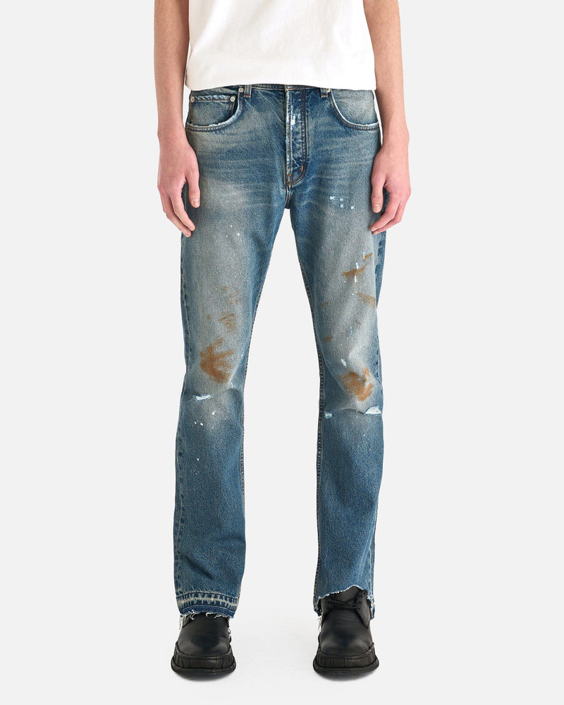 Enfants Riches Deprimes Men's Jeans Flare Jeans in Washed Medium Blue