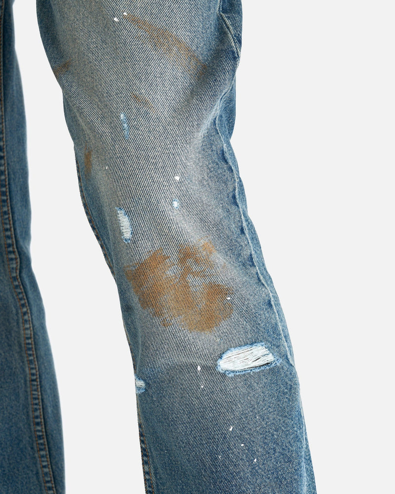 Enfants Riches Deprimes Men's Jeans Flare Jeans in Washed Medium Blue