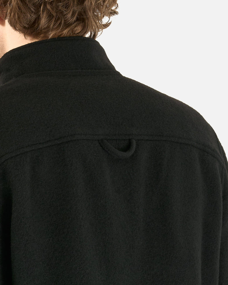 Fleece Full Zip in Black – SVRN