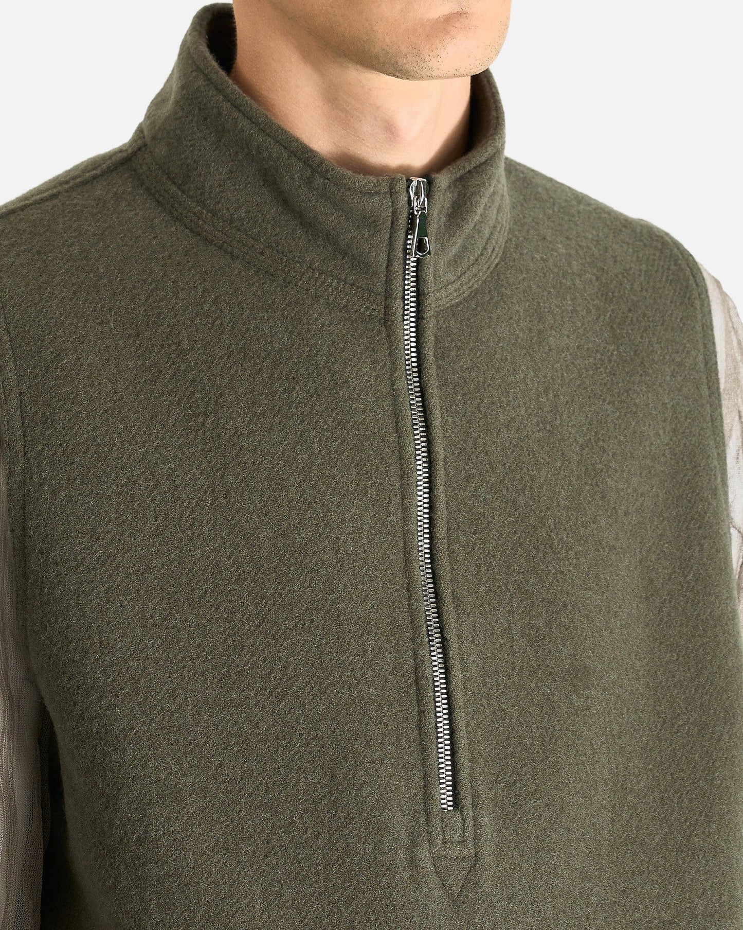 Rier Men's Tops Fleece Gilet City in Camoscio