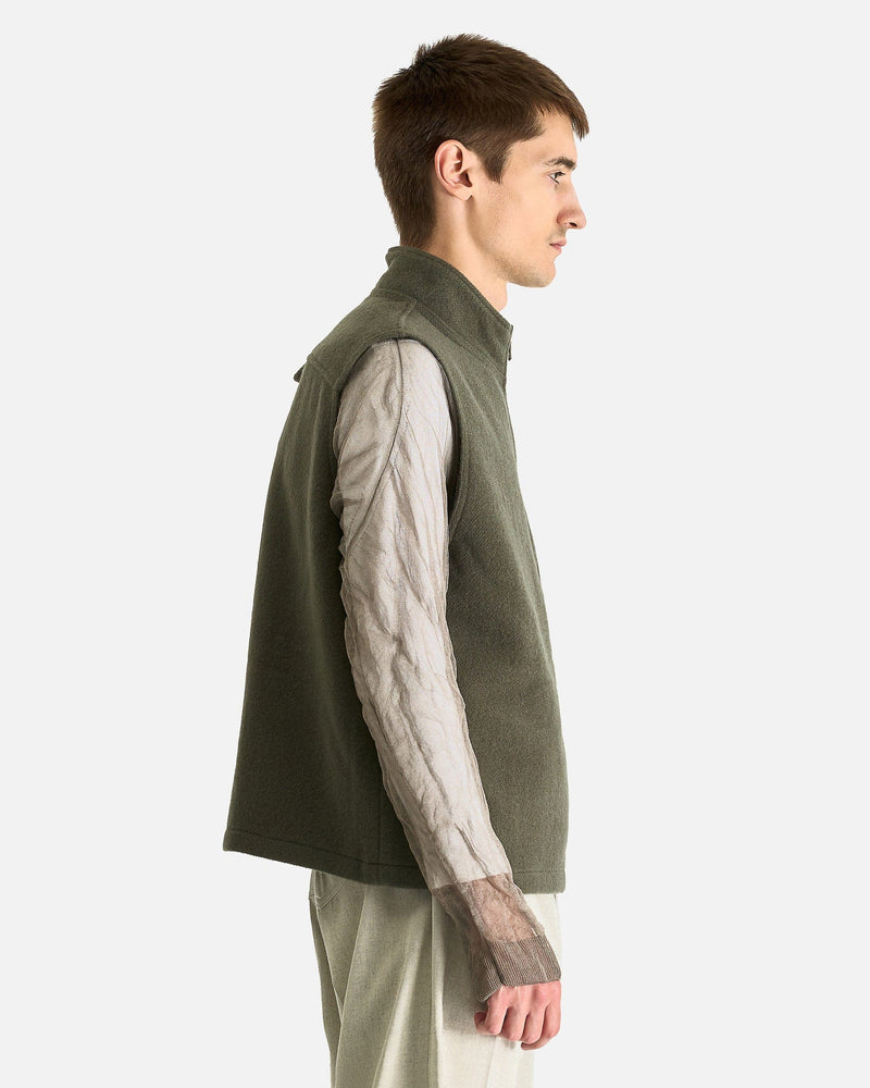 Rier Men's Tops Fleece Gilet City in Camoscio