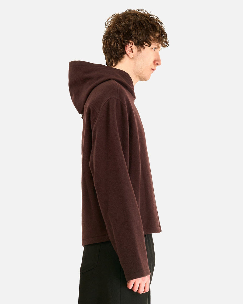 Rier Men's Sweatshirts Fleece Hoodie City in Tannin