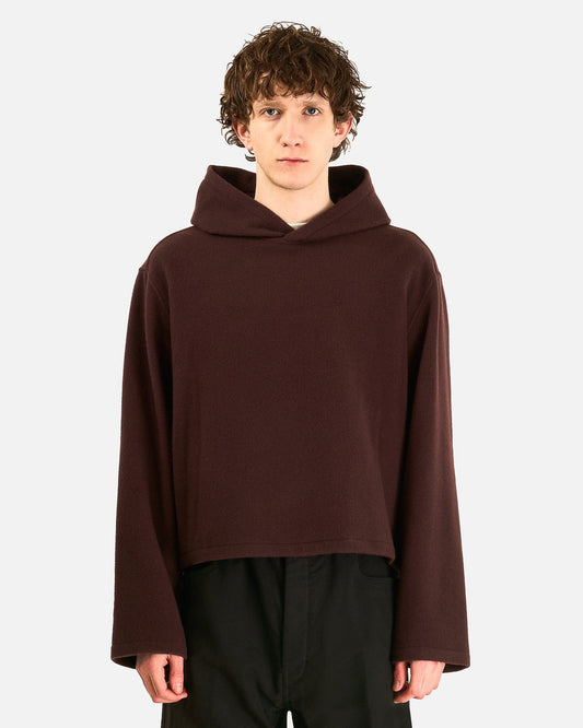 Rier Men's Sweatshirts Fleece Hoodie City in Tannin