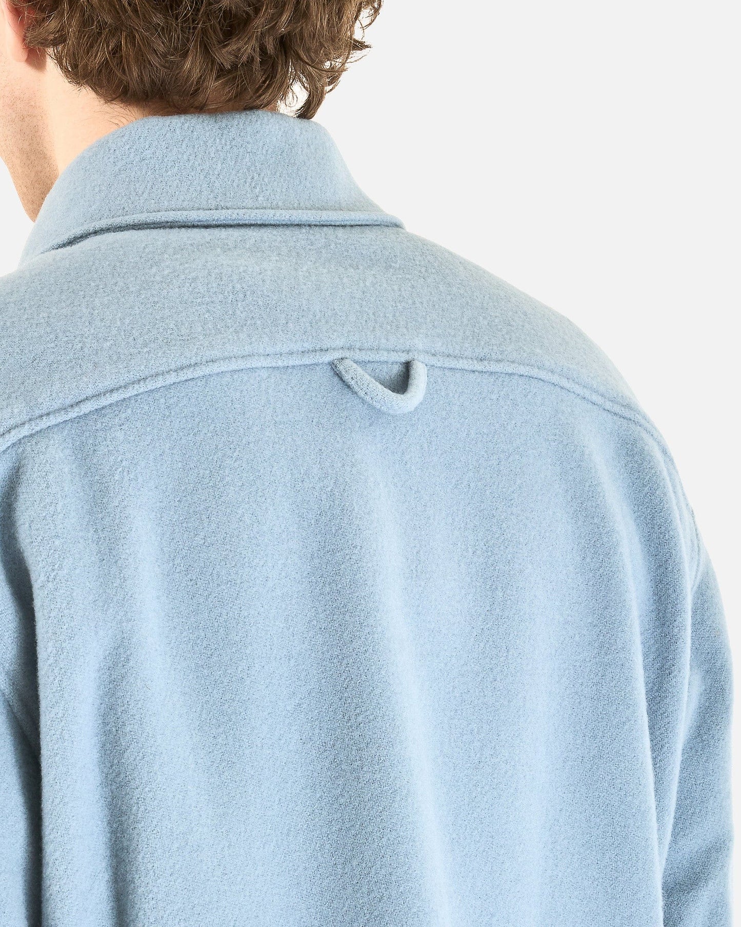 Rier Men's Shirts Fleece Shirt in Avio