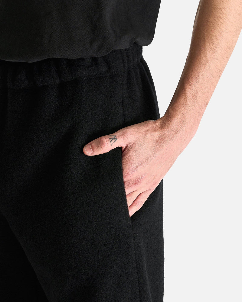 Rier Men's Pants Fleece Trousers in Black