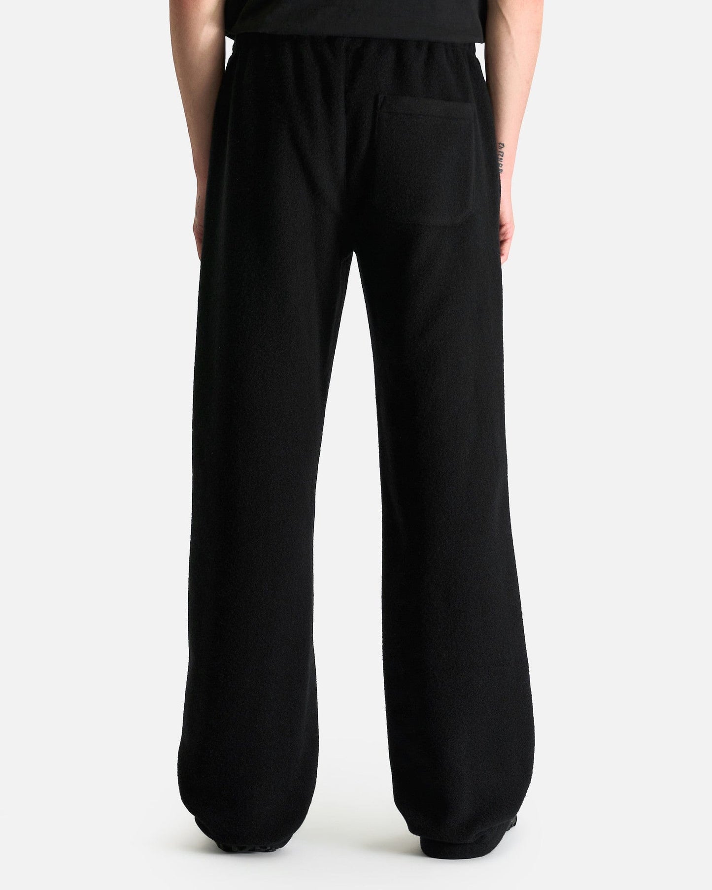 Rier Men's Pants Fleece Trousers in Black