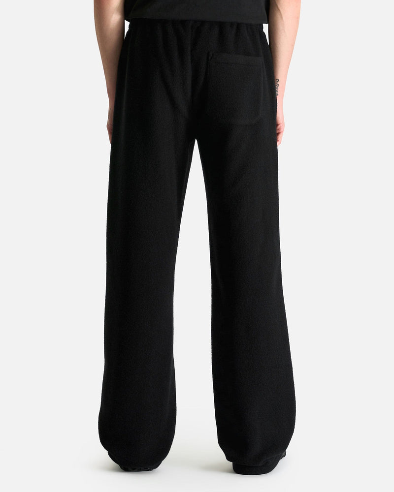 Rier Men's Pants Fleece Trousers in Black