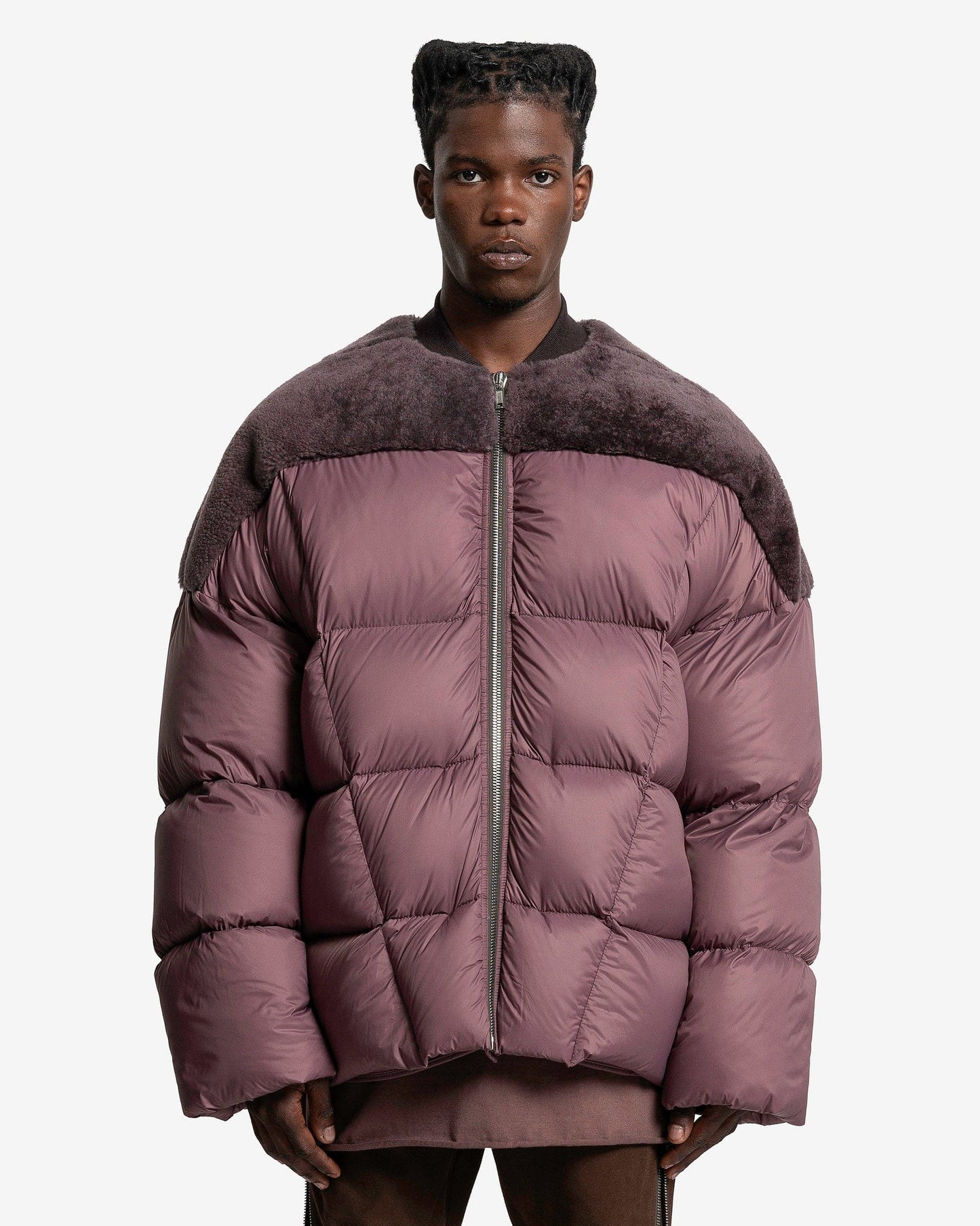 Rick Owens Men's Jackets Flight Jacket in Amethyst