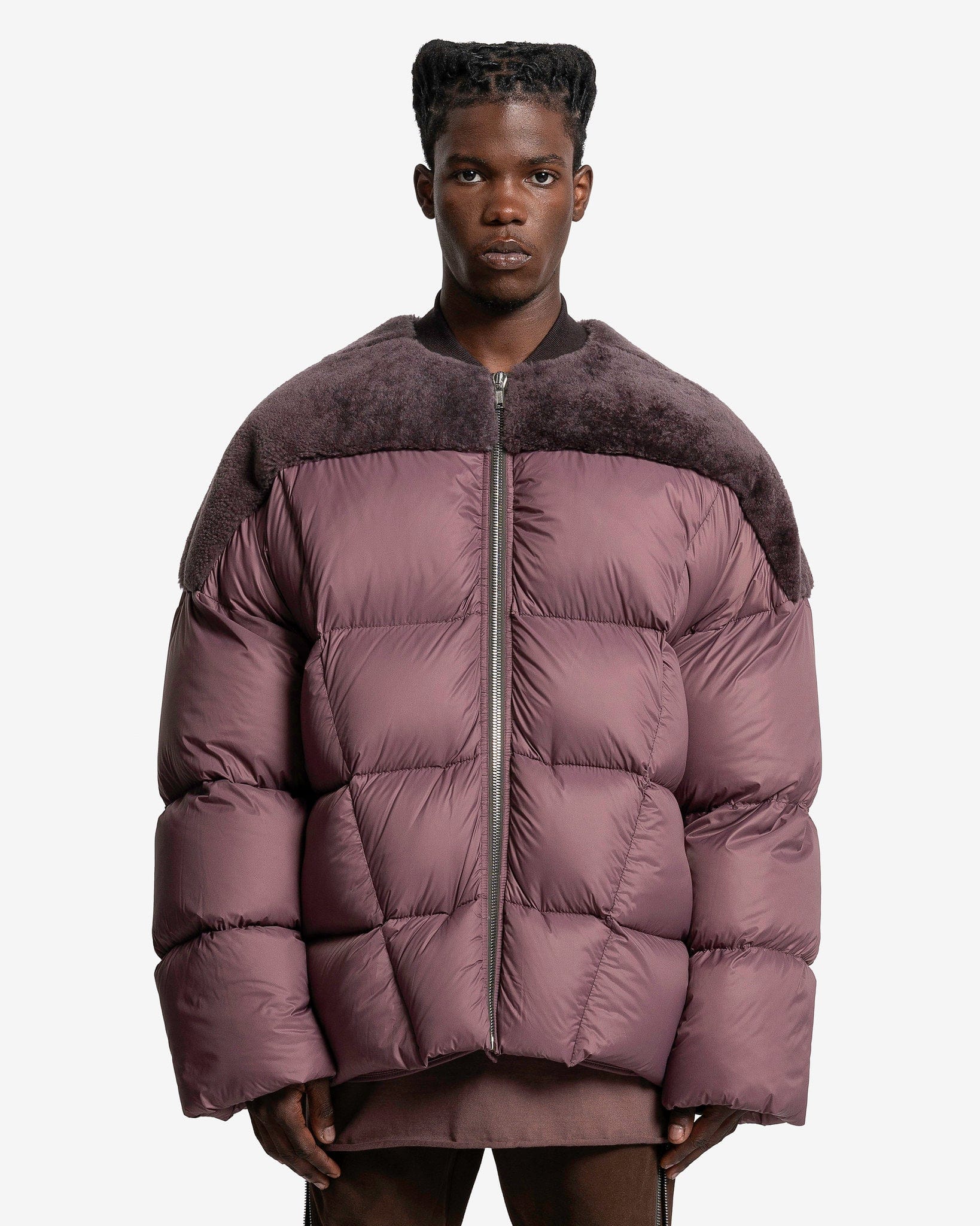 Rick Owens Men's Jackets Flight Jacket in Amethyst