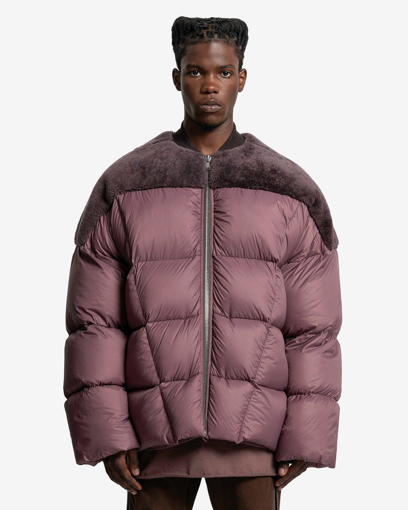 Rick Owens Men's Jackets Flight Jacket in Amethyst