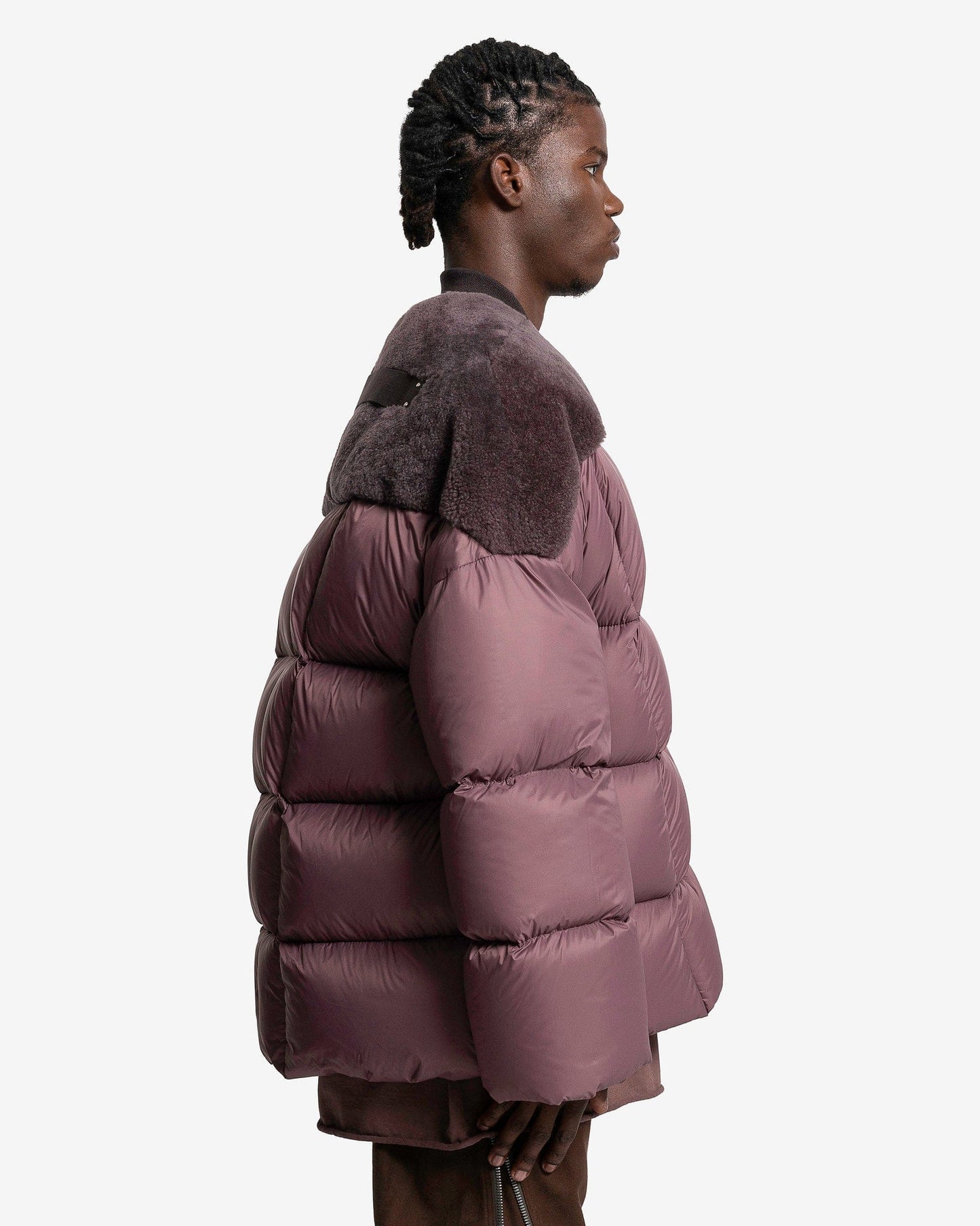 Rick Owens Men's Jackets Flight Jacket in Amethyst