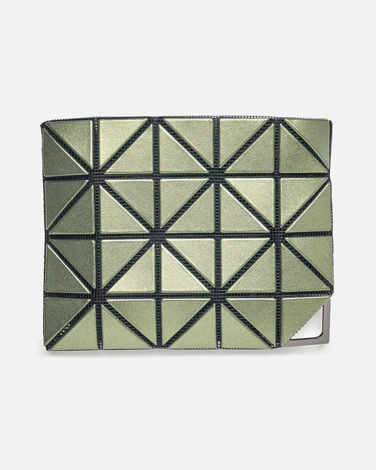 Bao Bao Issey Miyake Leather Goods OS Flipper Pouch in Khaki