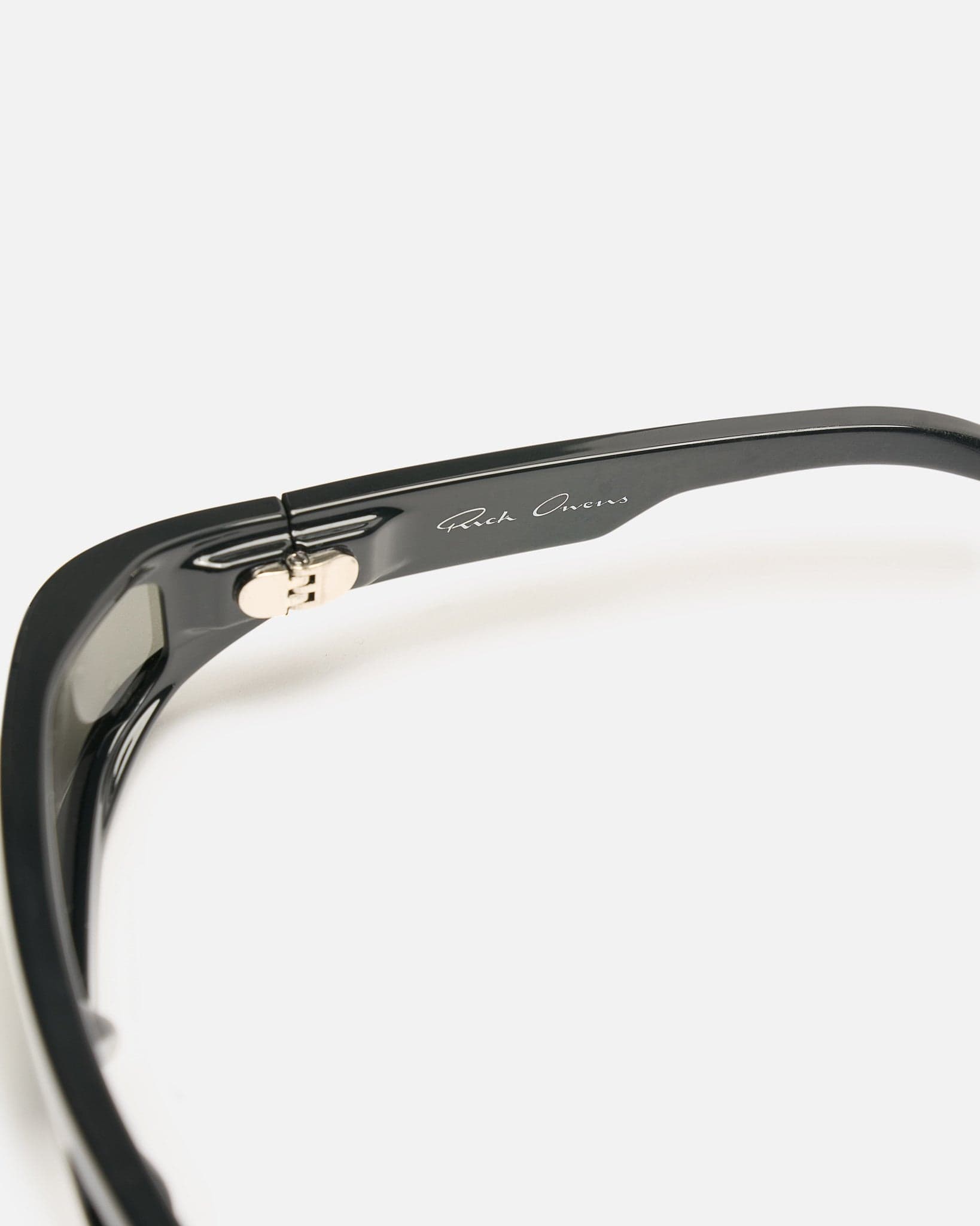 Rick Owens Eyewear OS Fog Sunglasses in Black/Black