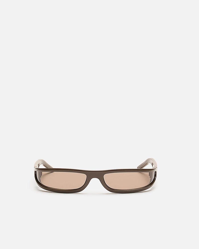 Rick Owens Eyewear OS Fog Sunglasses in Brown/Brown