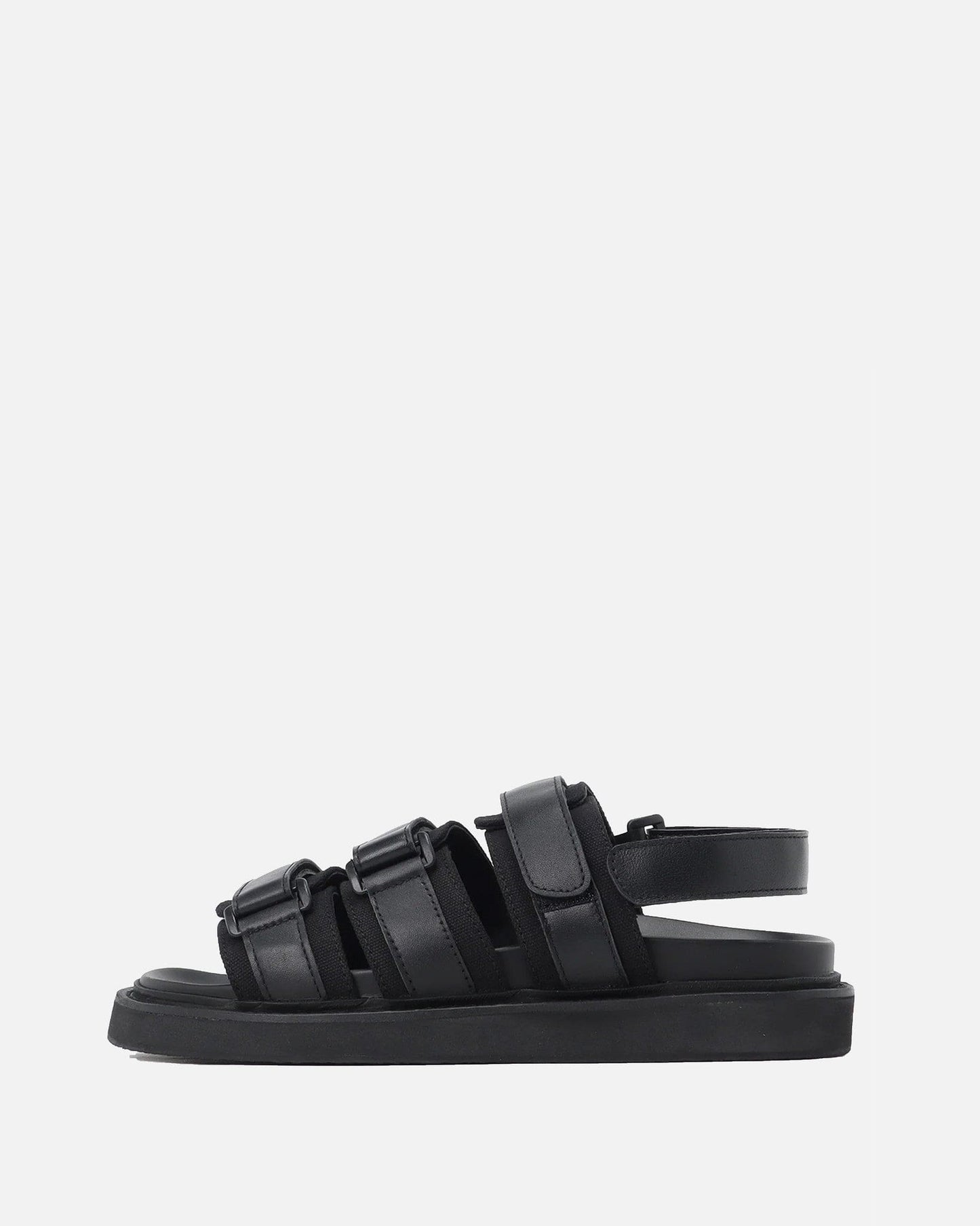 Yohji Yamamoto Pour Homme Men's Shoes Footbed Sandal in Black