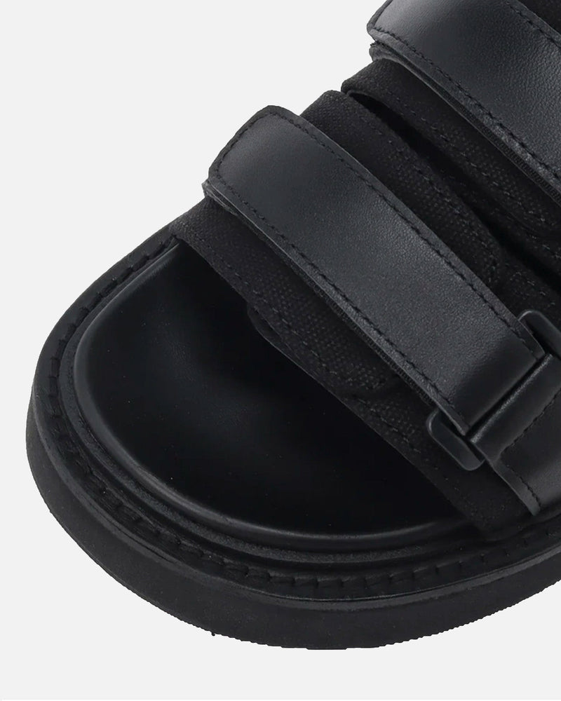 Yohji Yamamoto Pour Homme Men's Shoes Footbed Sandal in Black