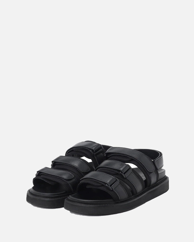 Yohji Yamamoto Pour Homme Men's Shoes Footbed Sandal in Black