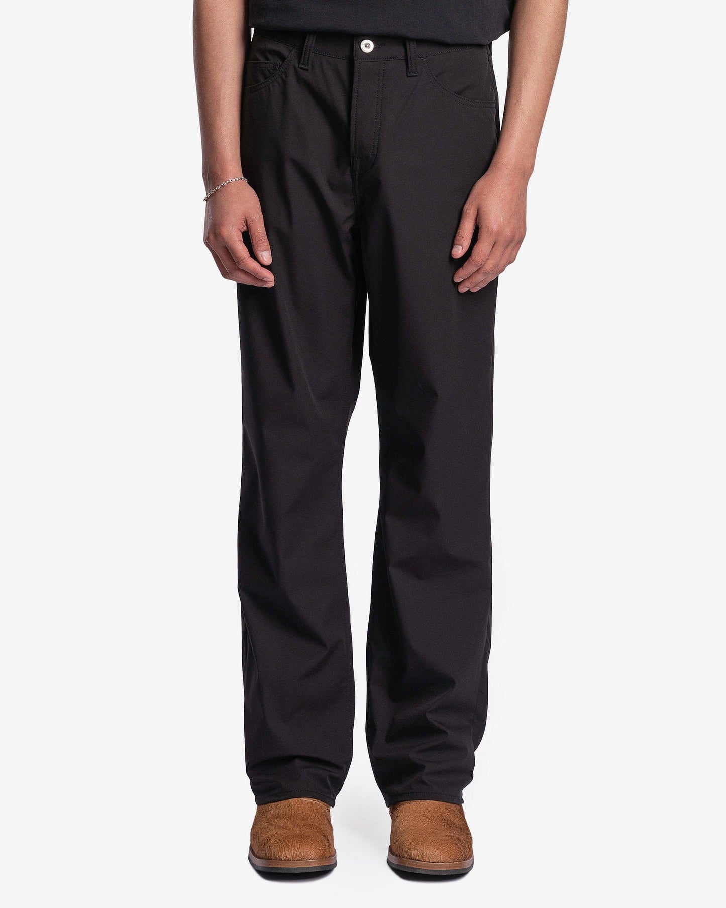Our Legacy Men's Pants Formal Cut in Black Muted Scuba