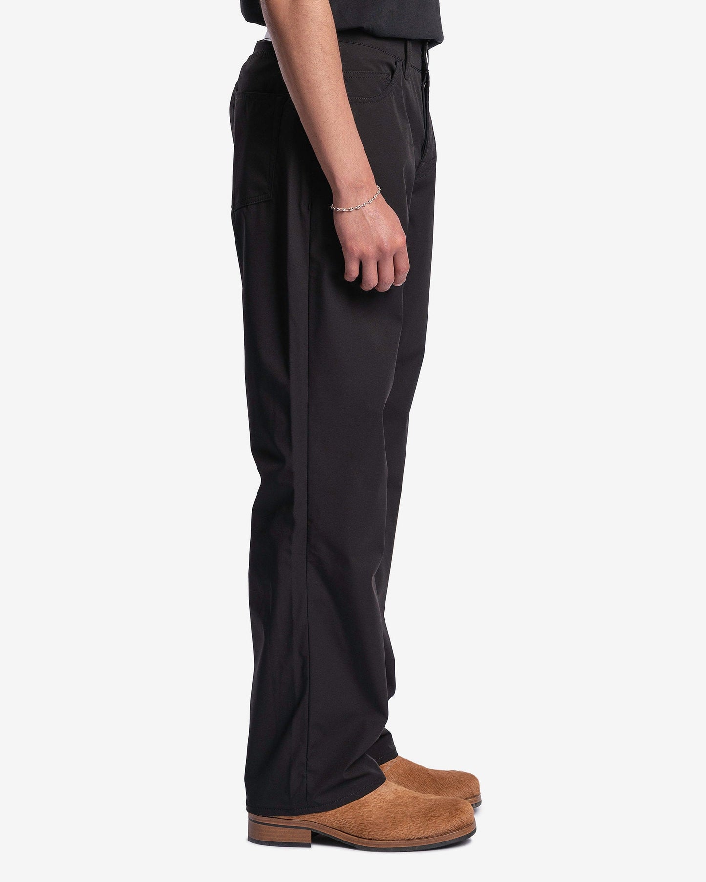 Our Legacy Men's Pants Formal Cut in Black Muted Scuba