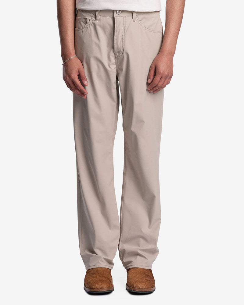 Our Legacy Men's Pants Formal Cut in Dusty White Muted Scuba
