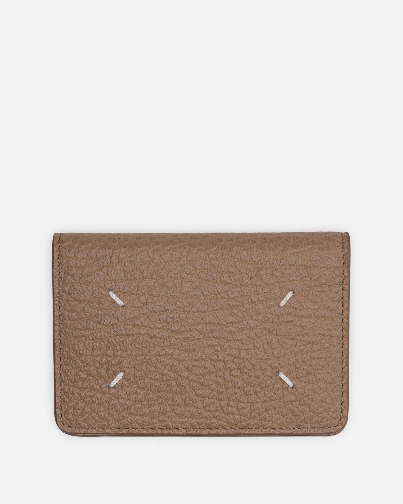 Maison Margiela Leather Goods Four Stitches Cardholder in Brown