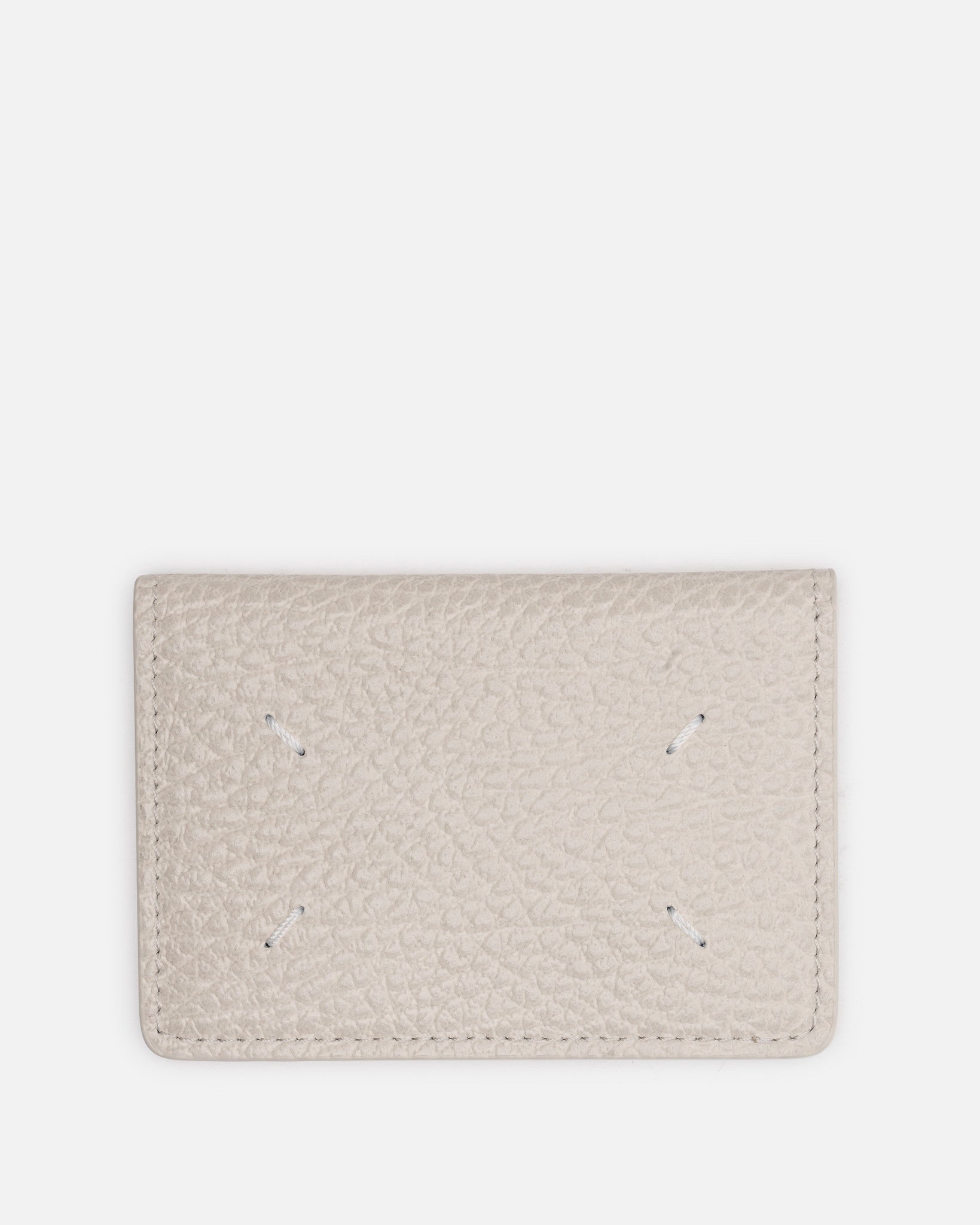 Maison Margiela Leather Goods Four Stitches Cardholder in White
