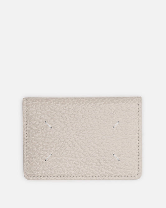 Maison Margiela Leather Goods Four Stitches Cardholder in White