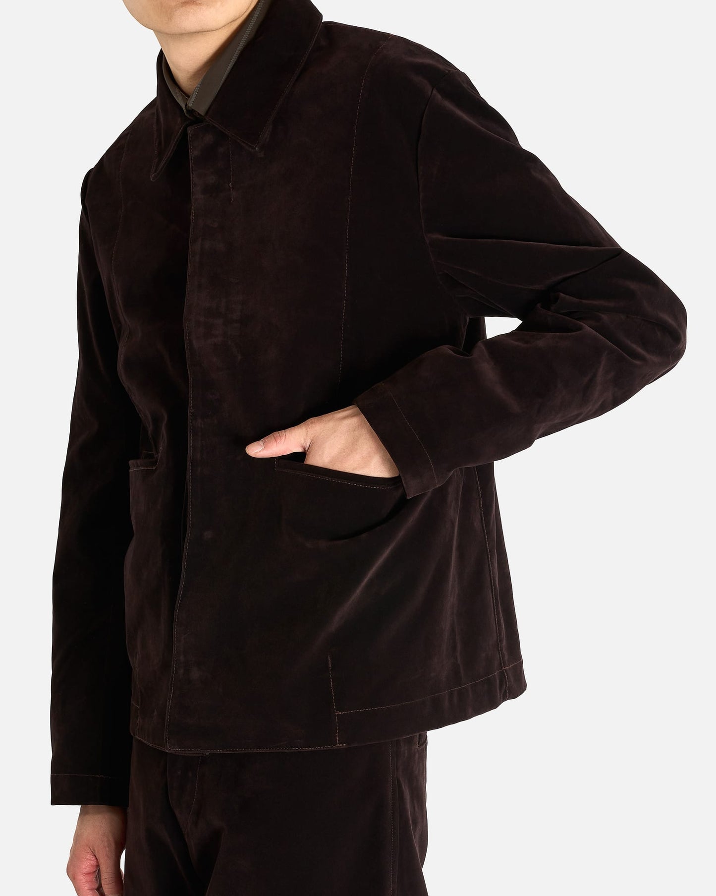 Omar Afridi Men's Jackets Francis Blouson in Purple